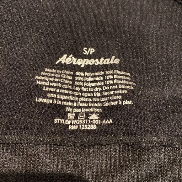 AEROPOSTALE Black Logo Band Racerback Sports Bra - Picture 9 of 10